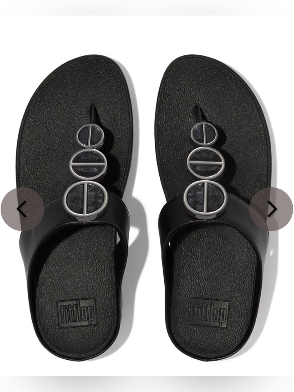 Fitflop Halo Metallic Toe Sandals NIB Sz 10
Ergonomic Style. Nordstrom Buy $120